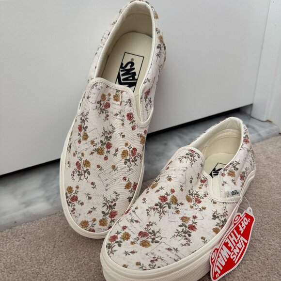 NWT Floral Vans - Picture 1 of 2